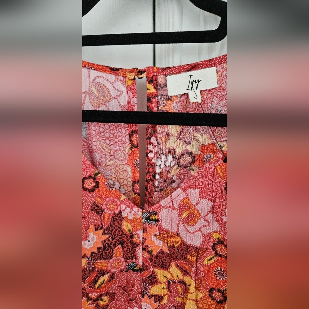 Ivy Floral V-Neck Romper - Picture 5 of 5